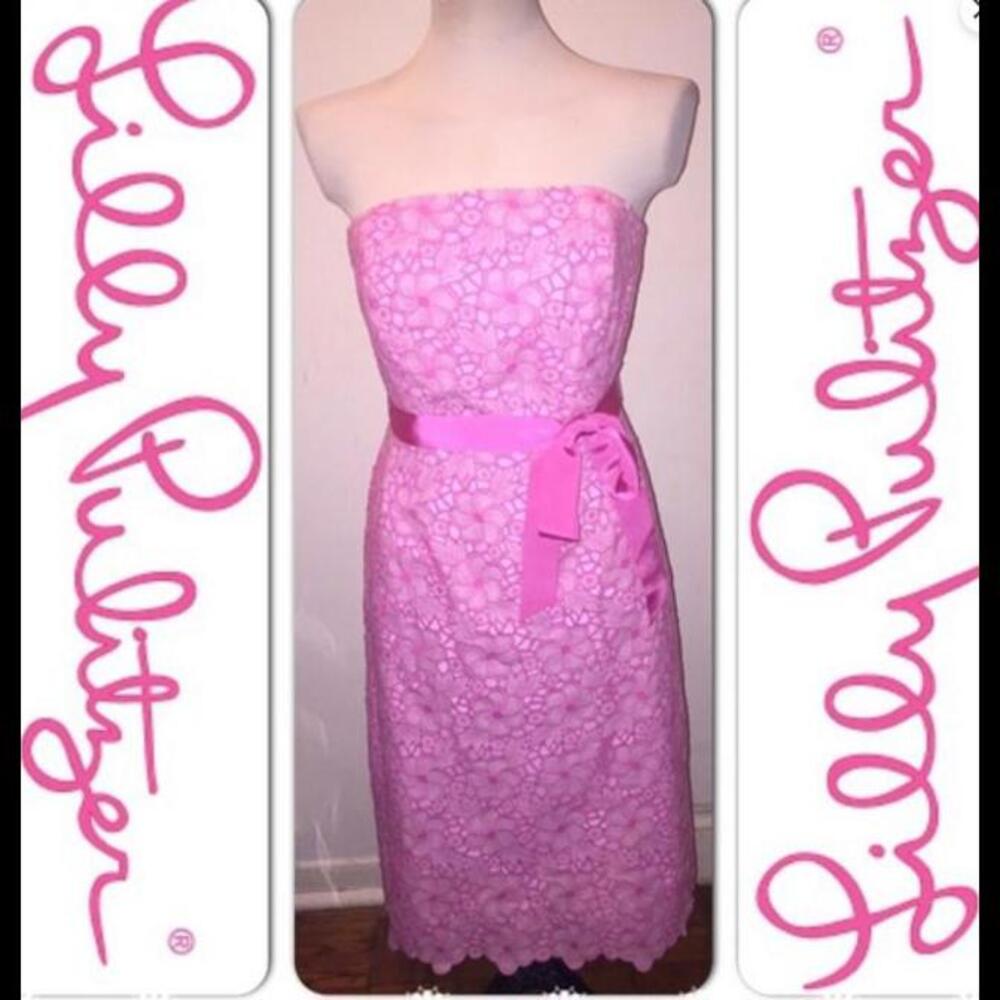 (20) NWOT Lilly Pulitzer Eyelet Dress MSRP $258, Sz 12.